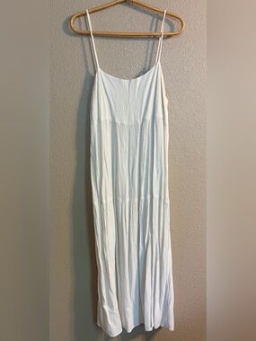 Carly Jean Los Angeles Cream Spaghetti-Strap Maxi Dress